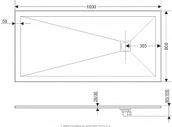 Grossman Душевой поддон Strong 100x80 GR-S280100Q графит – фотография-7